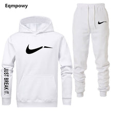 Load image into Gallery viewer, Men's Tracksuit 2 sets of new fashion jacket sportswear men's sweatpants hoodies spring and autumn men's brand hoodies pants