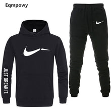 Load image into Gallery viewer, Men's Tracksuit 2 sets of new fashion jacket sportswear men's sweatpants hoodies spring and autumn men's brand hoodies pants